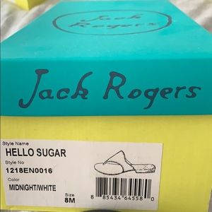 Jack Rogers/Draper James Hello Sugar slides NIB 8M